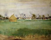 贝尔特 摩里索特 : Landscape at Gennevilliers